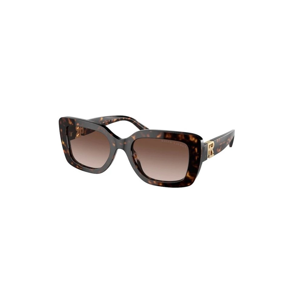 Ralph Lauren Women's Brown Woman Rl8217u The Nikki 500313 Sunglasses Acetate Turtle Squared Normal Shaded - Image 2
