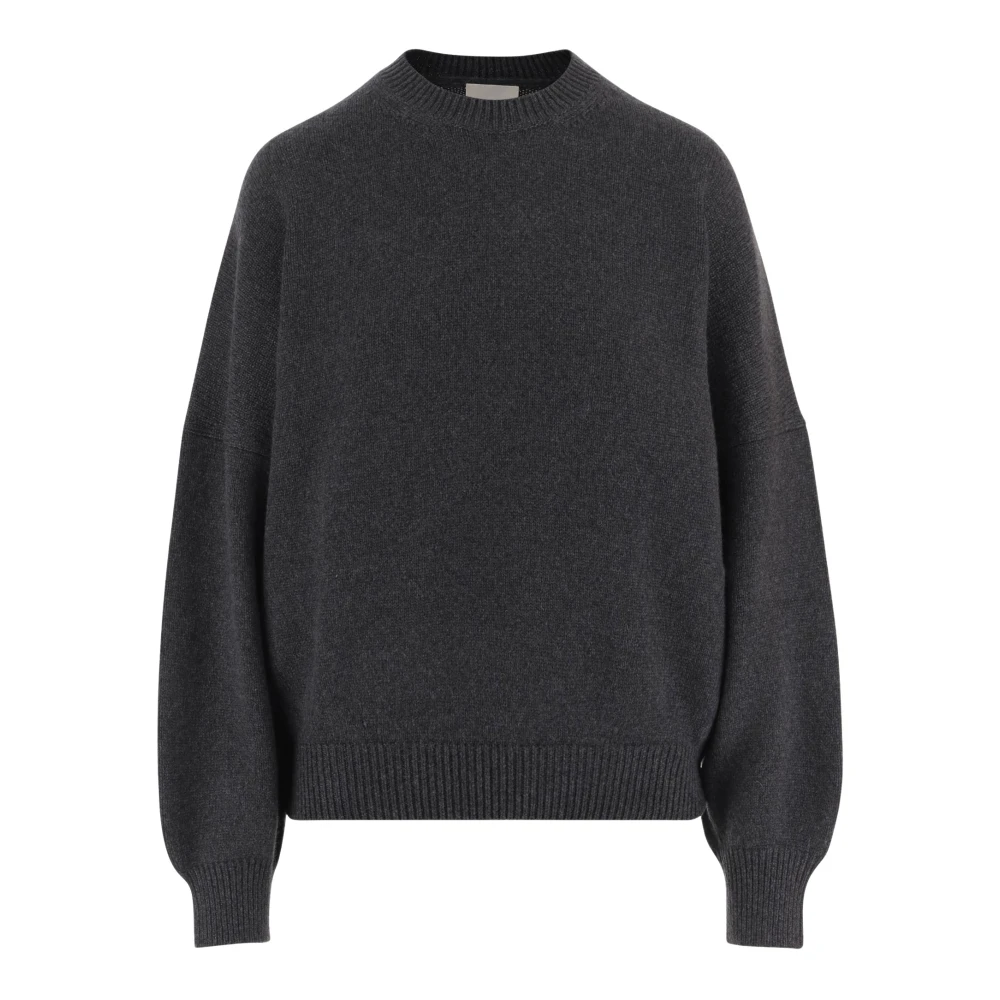 Khaite Gray Cashmere Knitwear, Female, M, Cashmere Jumper