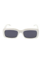 lunettes-de-soleil-blanches-rectangulaires-verres-gris