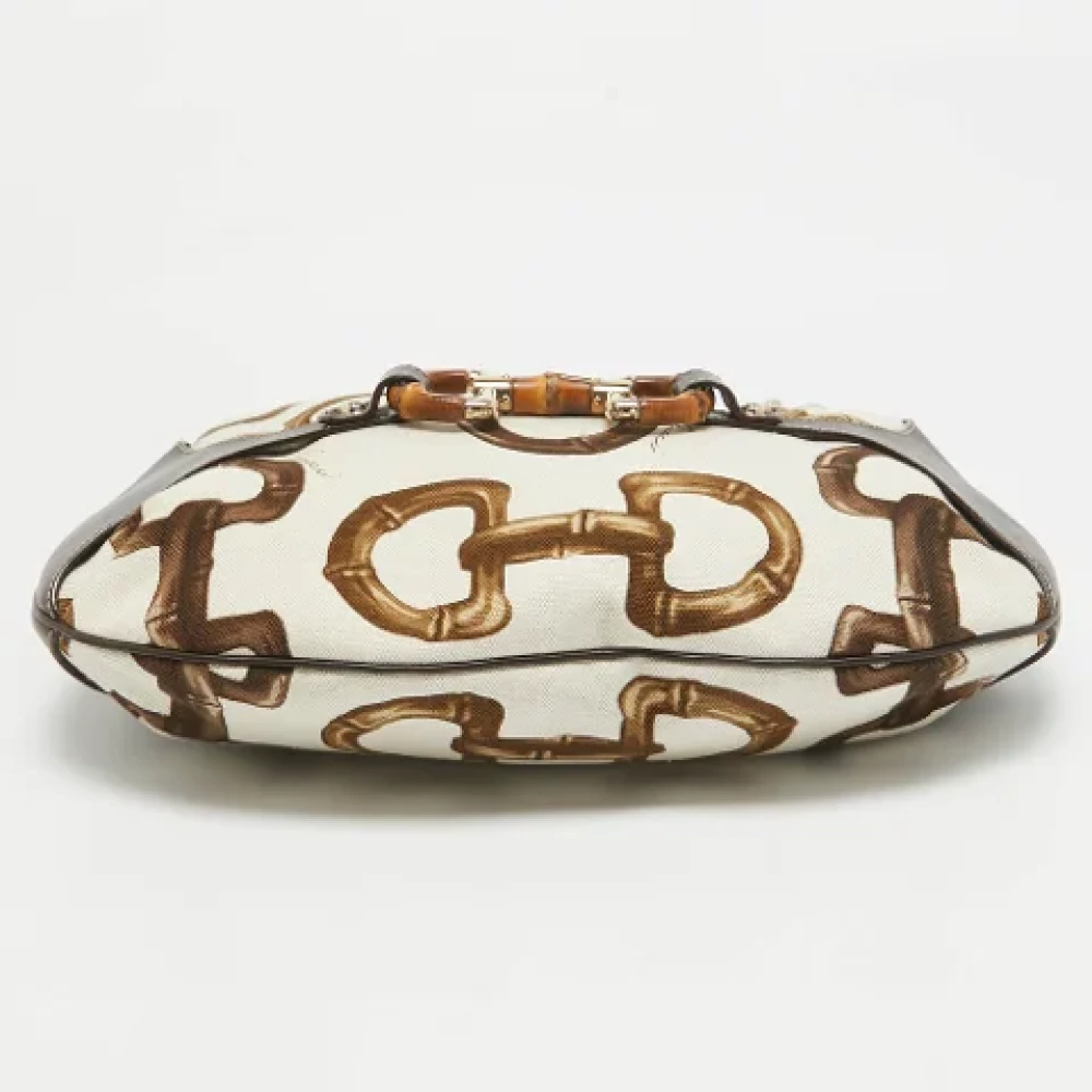 Gucci Vintage Pre-owned Canvas handbags Brown Dames