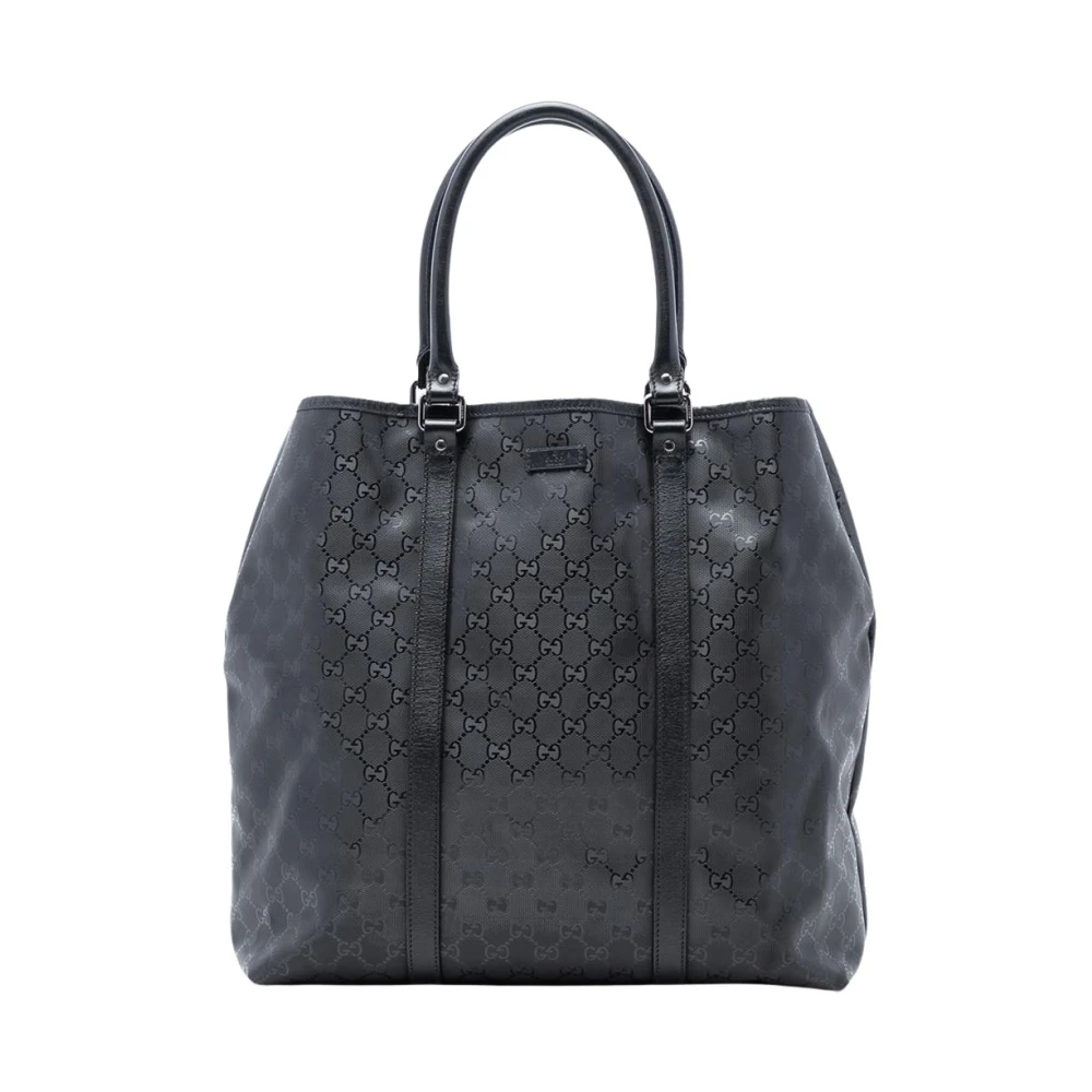 Gucci Vintage Women's Black Pre-Owned Tote Bag