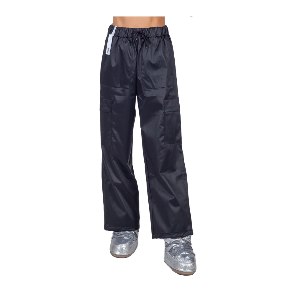 Rains Cargo Regenbroek Wide Black Dames