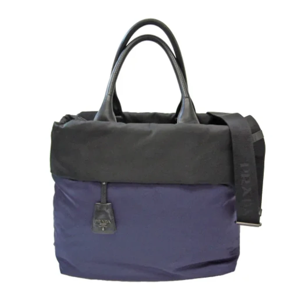 Prada Vintage Pre-owned Fabric prada-bags Purple Dames
