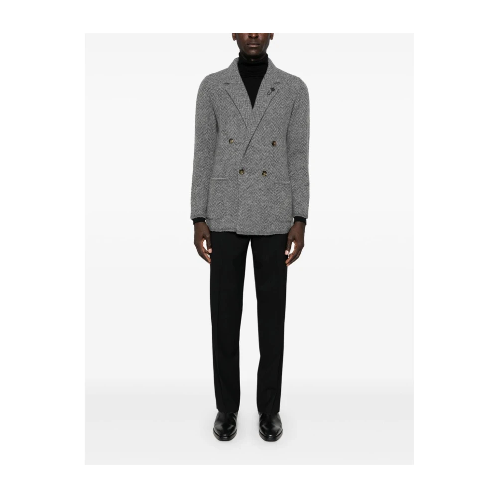 Lardini Klassieke Suit Broek Black Heren