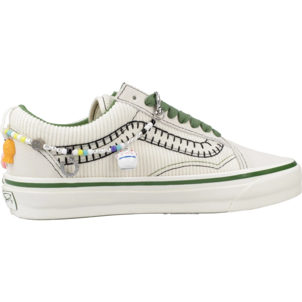 Vans Old Skool Charms Sneakers Dames Schoenen Beige