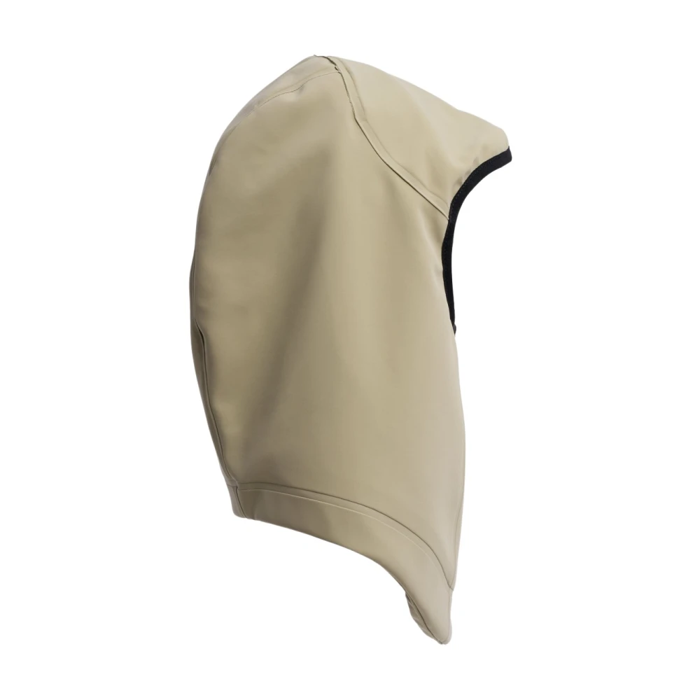 Stutterheim Waterdichte Ski Masker met Nep Bont Voering Green Unisex