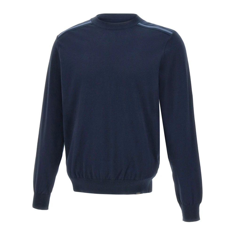 PAUL & SHARK Navy Blue Sweater met High Density Technology Blue Heren