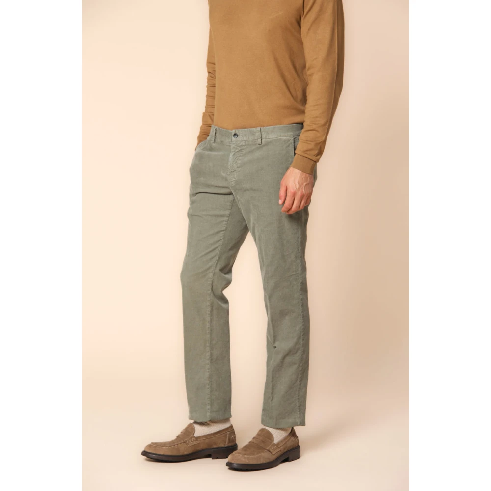 Mason's Fluwelen chino broek voor heren Green Heren
