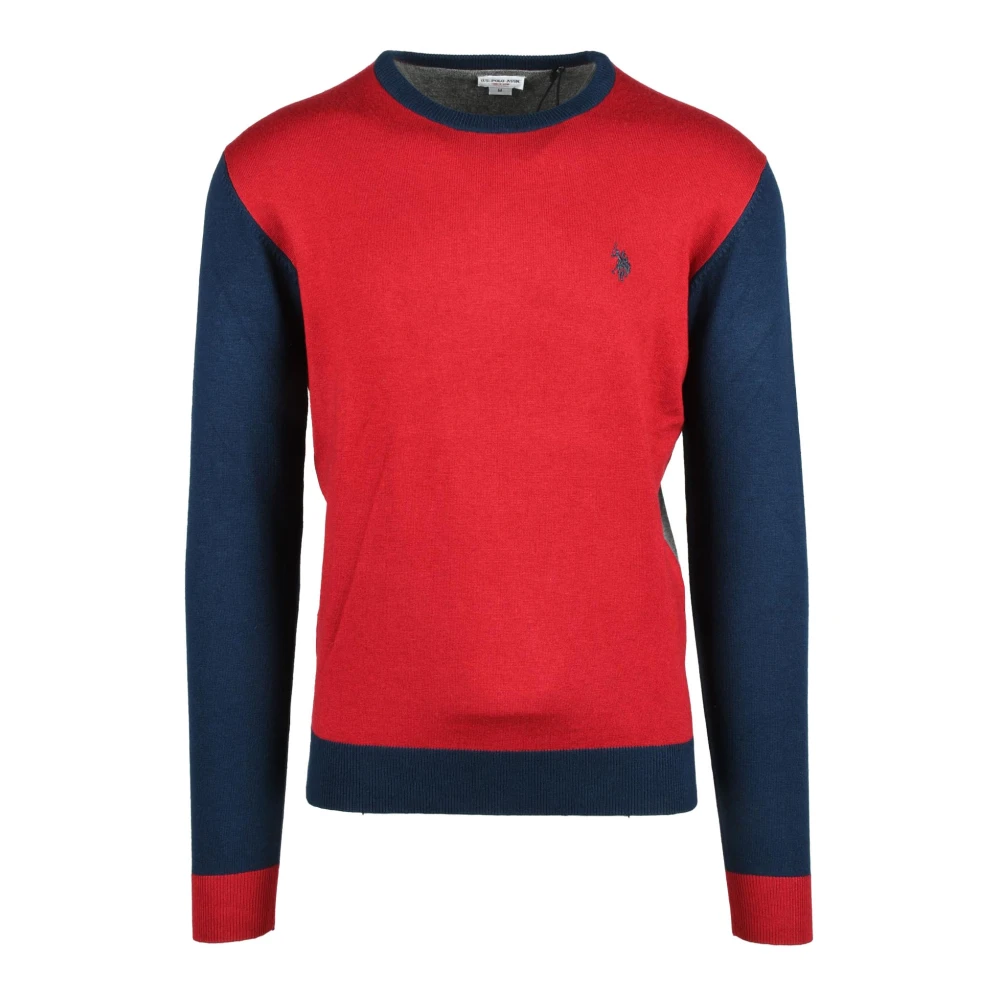 U.s. Polo Assn. Gebreide Trui Viscose Wol Nylon Multicolor Heren