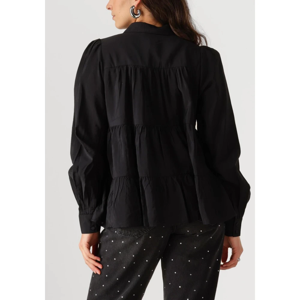 Y.A.S Elegante Zwarte Blouse voor Vrouwen Black Dames