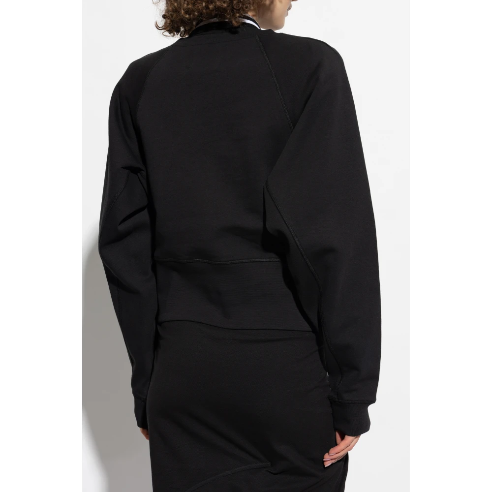 Vivienne Westwood Korte oversized sweatshirt Black Dames