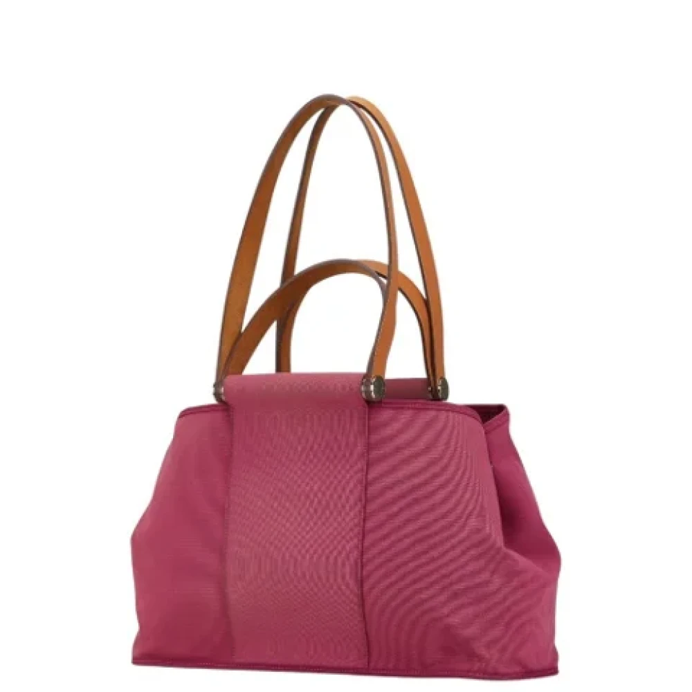 Hermès Vintage Pre-owned Leather shoulder-bags Purple Dames