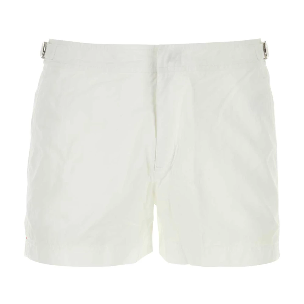 Orlebar Brown Witte nylon zwemshorts White Heren