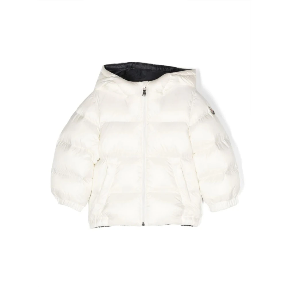 Moncler Vit Ny Macaire Dunjacka för barn White, Unisex