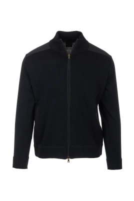 Blå Tröja Full Zip Cardigan