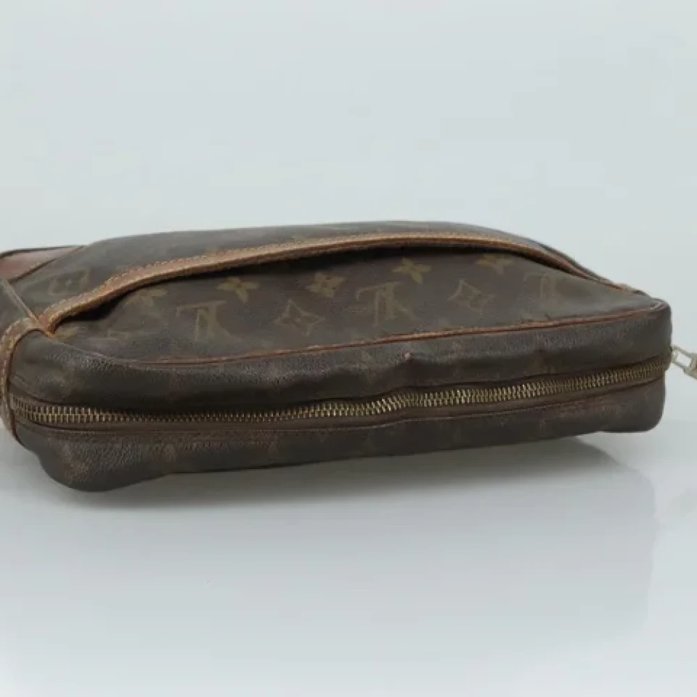 Louis Vuitton Vintage Pre-owned Canvas clutches Brown Dames