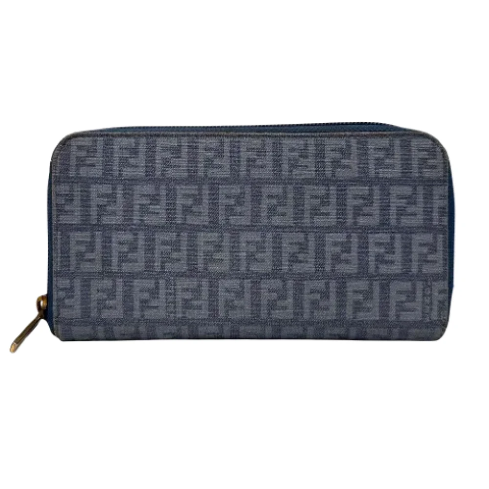 Fendi Vintage Pre-owned Canvas wallets Black Dames