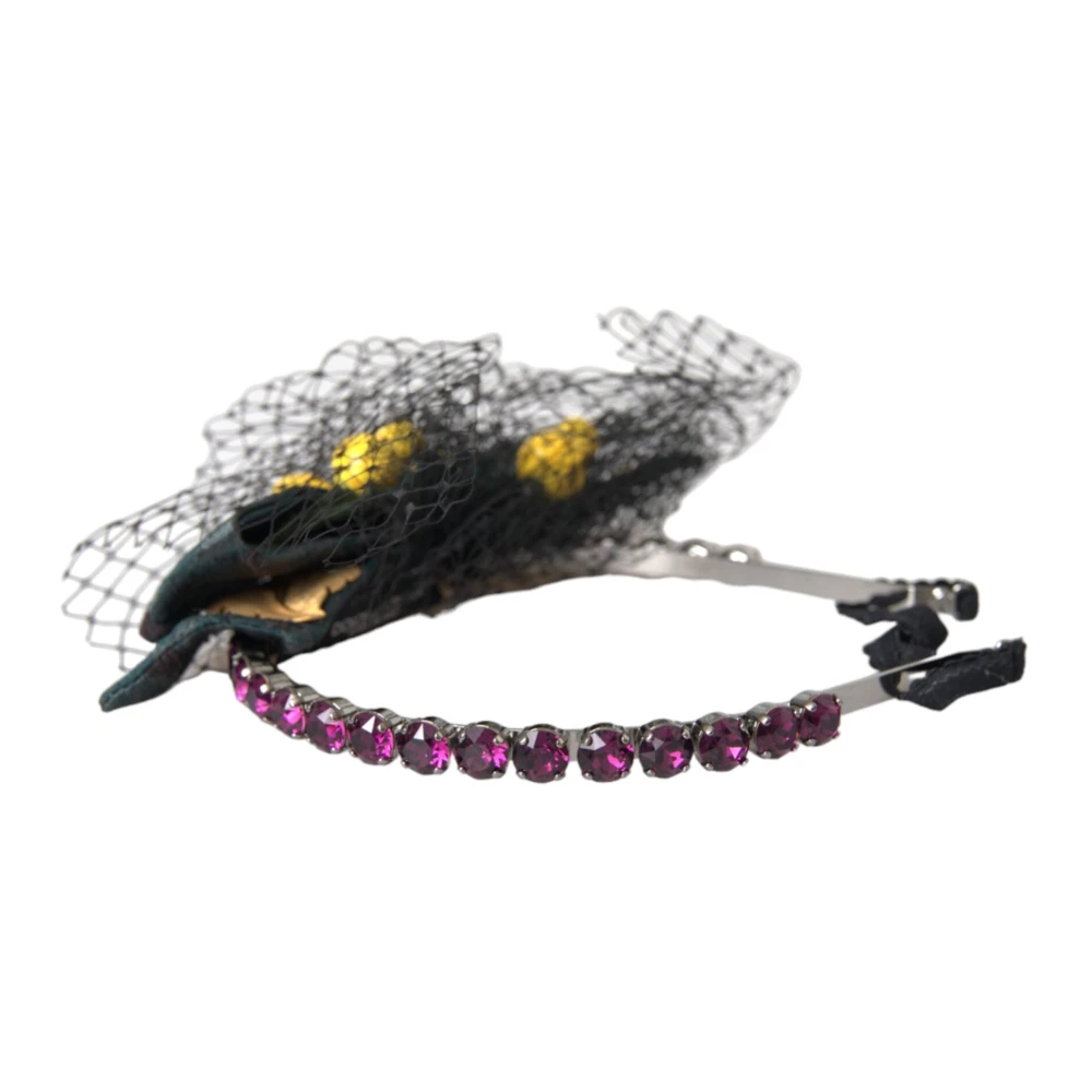 Dolce & Gabbana Siciliaanse Citroen Kristal Hoofdband Tiara Multicolor Dames
