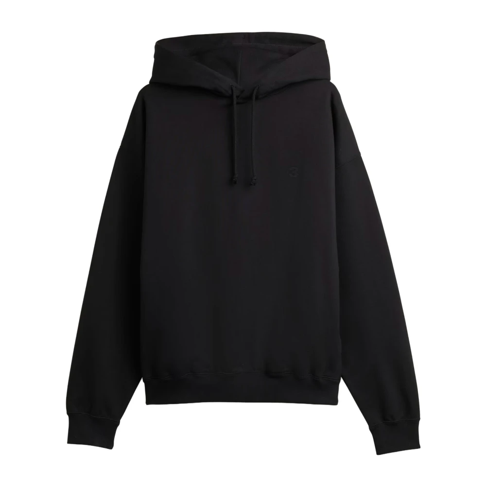 Y-3 Men's Black Oversized Hooded Pullover Jumper - Hoodies - L - Sweatshirts & Hoodies
