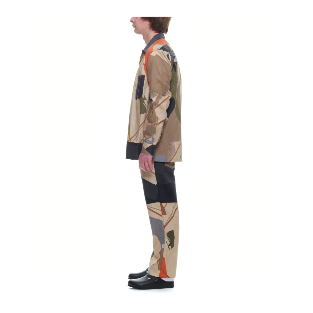 Paura Austin Sand Camo Overhemd Multicolor Heren