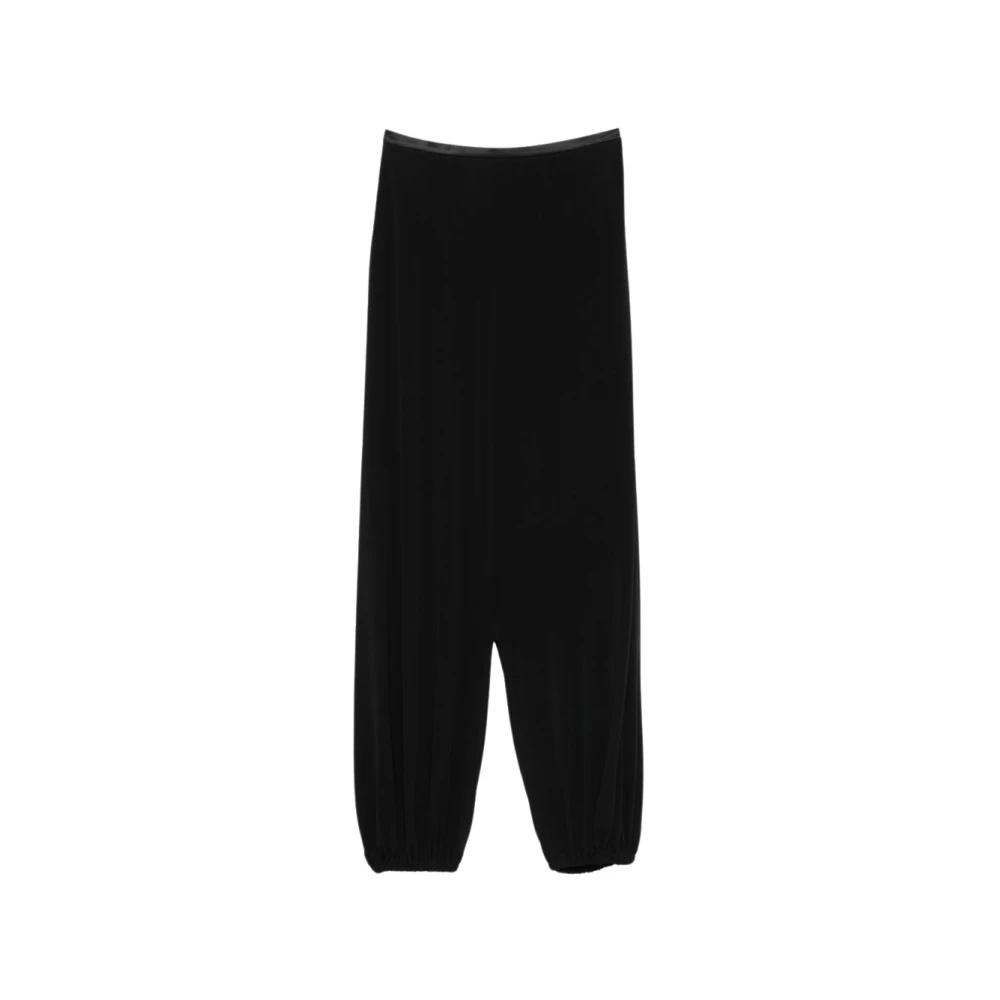 Emporio Armani Donna Nero - Pantaloni Tapered - Trousers - L