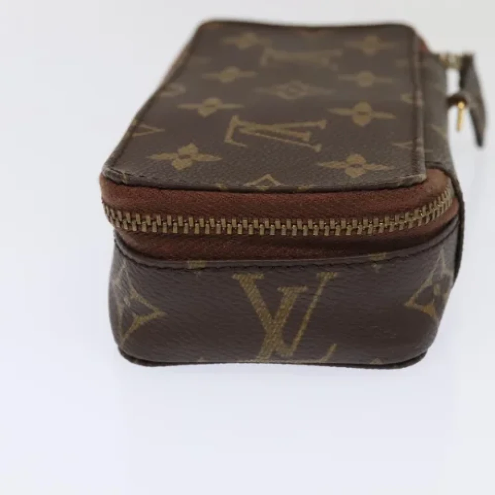 Louis Vuitton Vintage Pre-owned Canvas pouches Brown Dames
