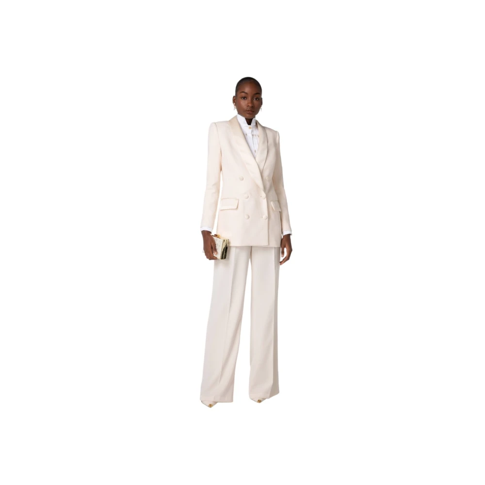 Elisabetta Franchi Elegante Jas White Dames