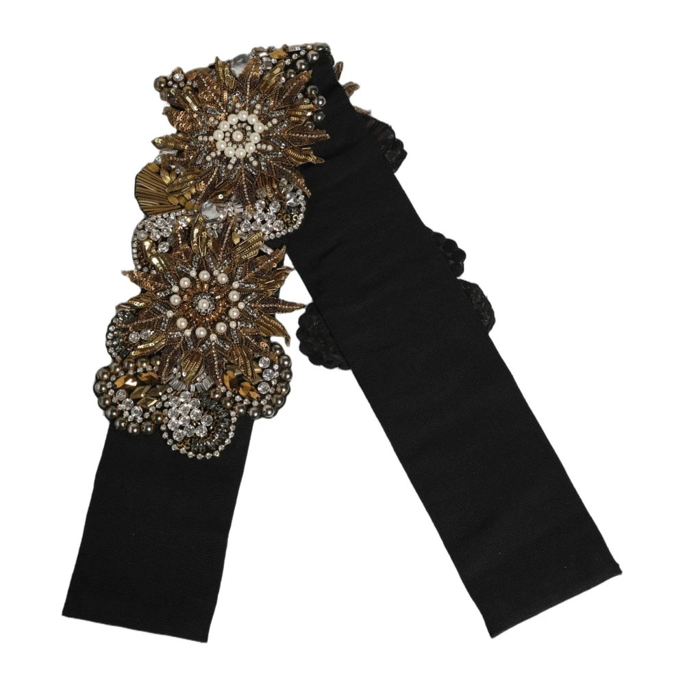 Dolce & Gabbana Women's Black Belts, Xl, Sartoria Belt