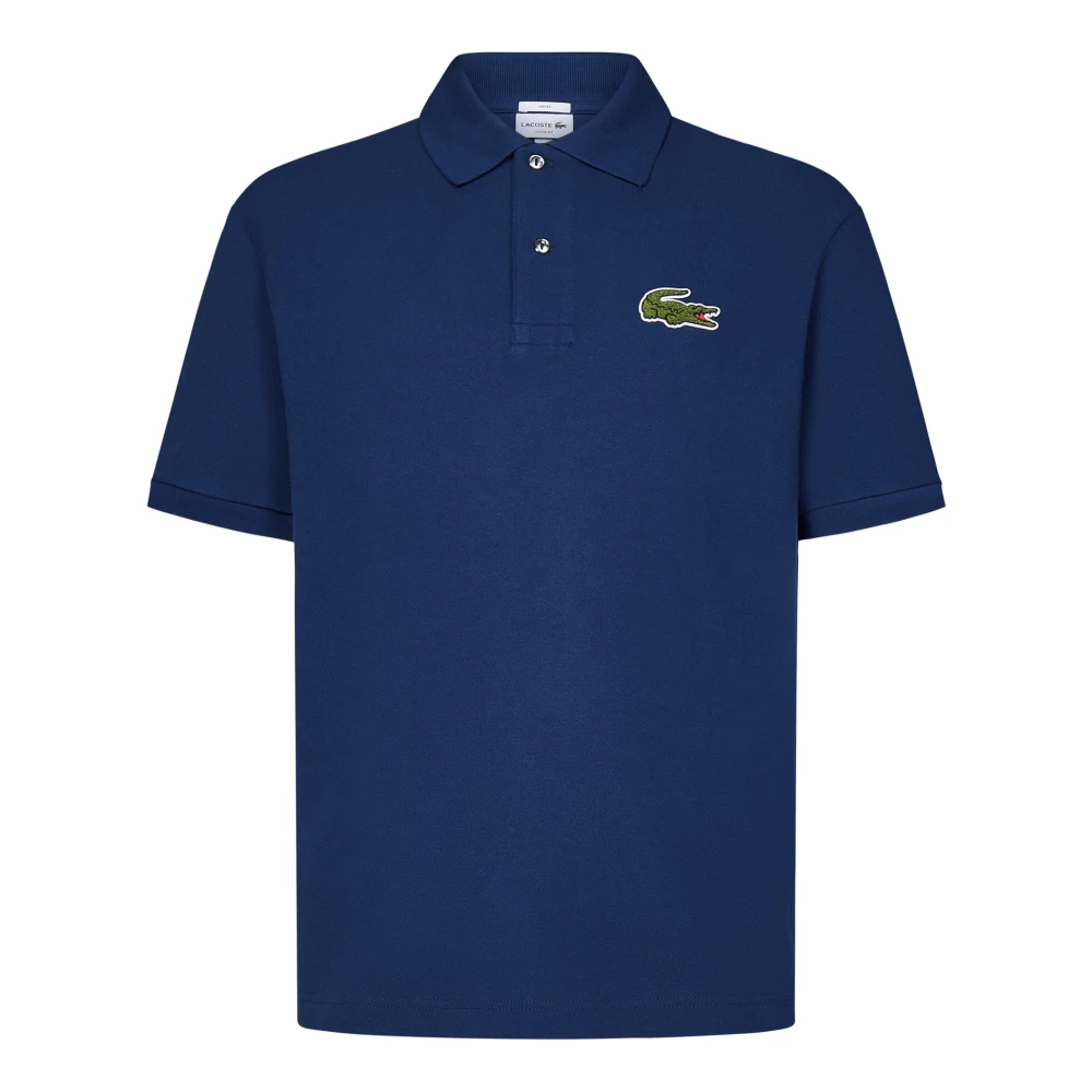 Lacoste Blå Polo Shirt Unisex Kläder Blue, Herr