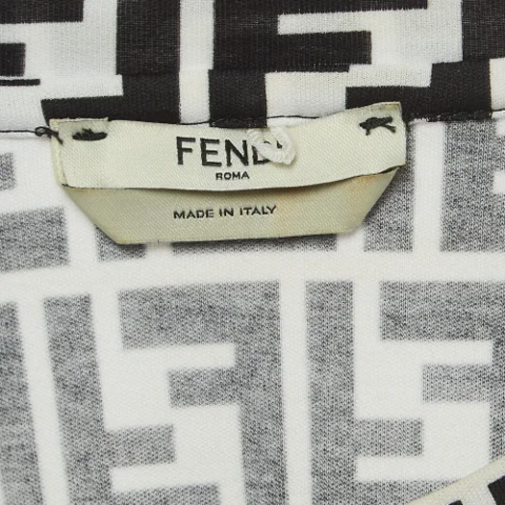 Fendi Vintage Pre-owned Cotton tops Black Dames