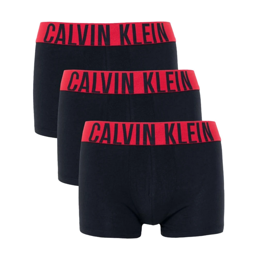 Calvin Klein Zwarte Katoenen Stretch Boxers Pak Black Heren