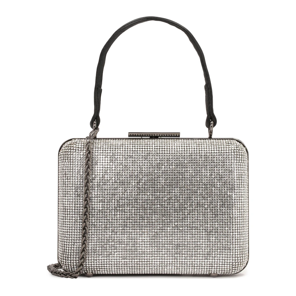 Kazar Avondclutch tas versierd met kristallen Black Dames