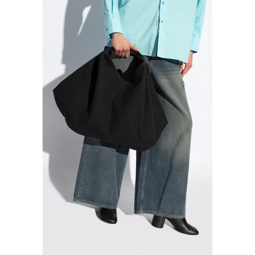 MM6 Maison Margiela Japanse Draped Bag Black Dames