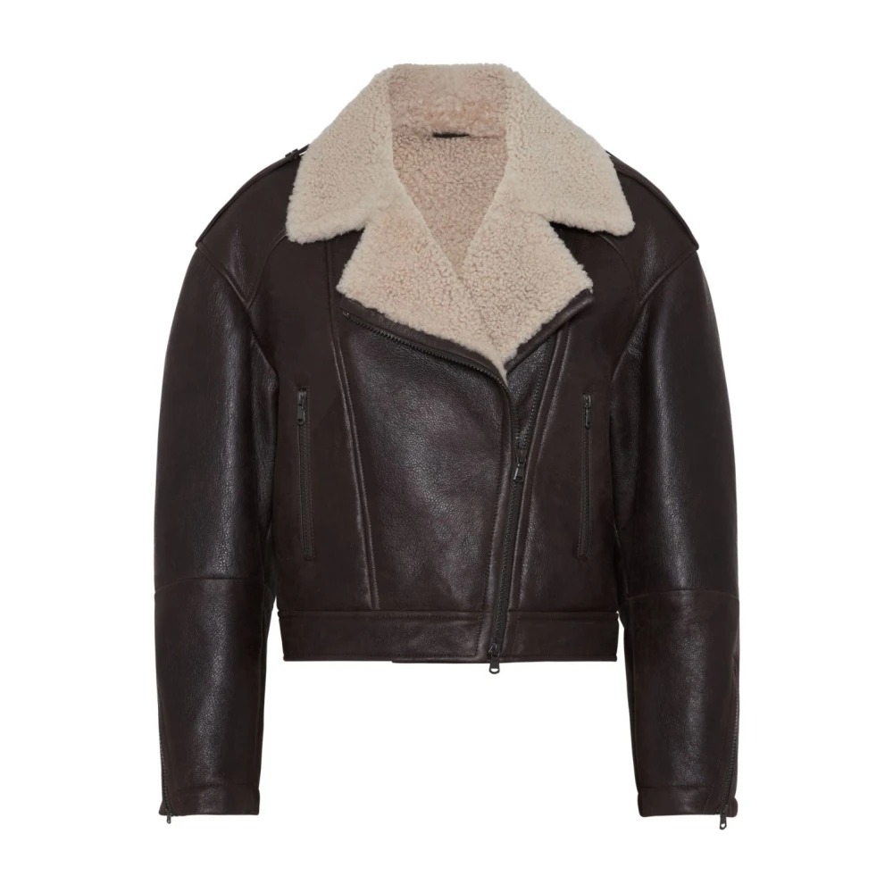 BRUNELLO CUCINELLI Stijlvolle Jassen Collectie Brown Dames