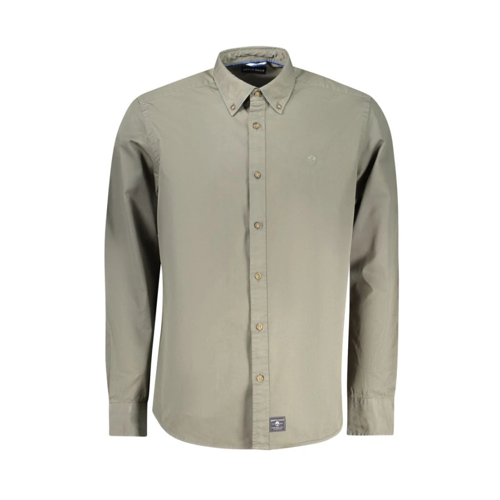 North Sails Men's Green Long Sleeved Shirt - Casual Shirts - M - Shirts