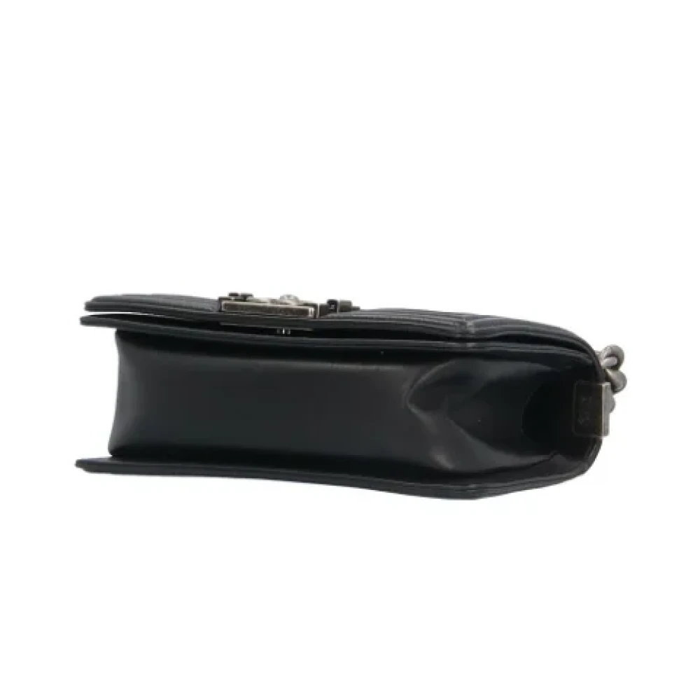 Chanel Vintage Pre-owned Leather shoulder-bags Black Dames