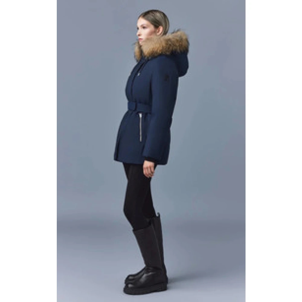 Mackage Parka Jeni-FZ Marine Blue Dames