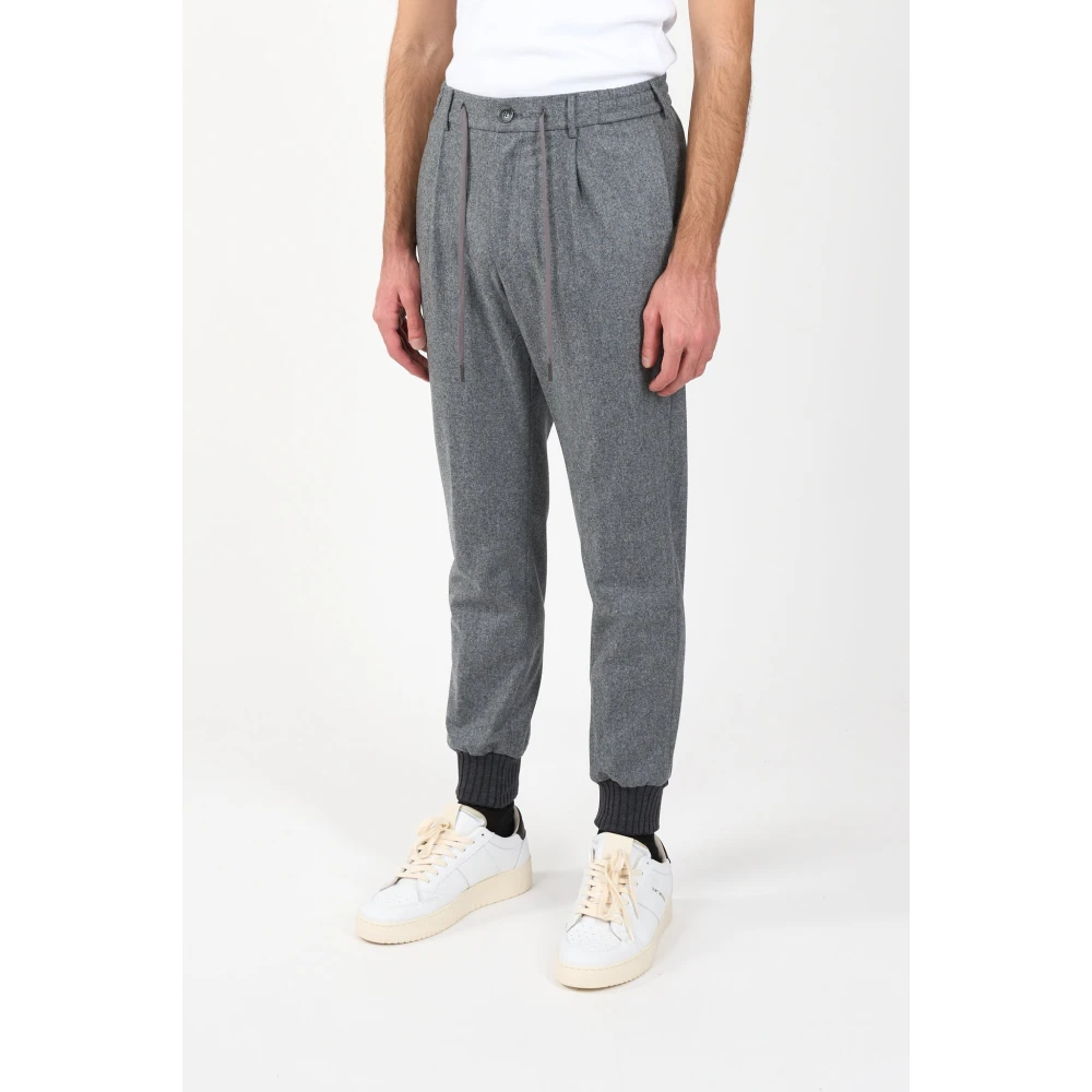 Tagliatore Super 100'S broek van zuivere wol Gray Heren