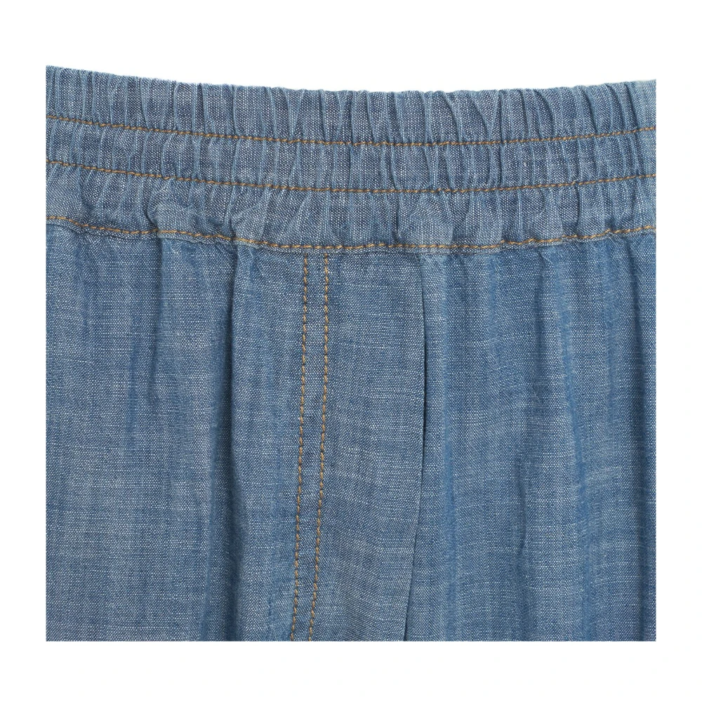 Semicouture Shorts Blue Dames