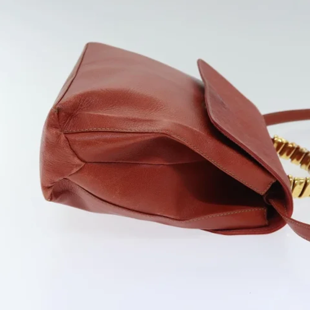 Loewe Pre-owned Leather handbags Red Dames