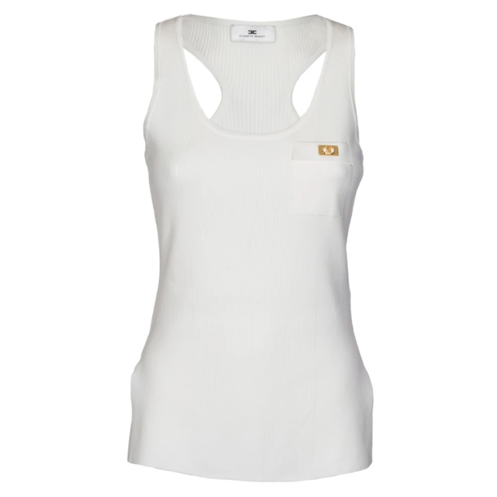 Tops > Sleeveless Tops - - Elisabetta Franchi - Modalova