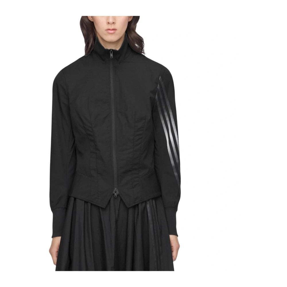 Y-3 Gradient 3-Stripes Nylon Track Jacket - Woman Jackets Black S - Immagine 2