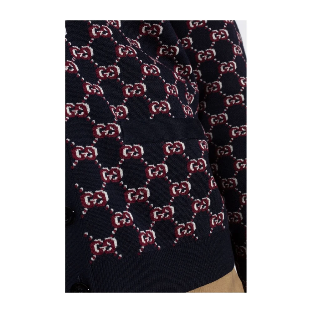 Gucci Monogram Wollen Trui Multicolor Heren
