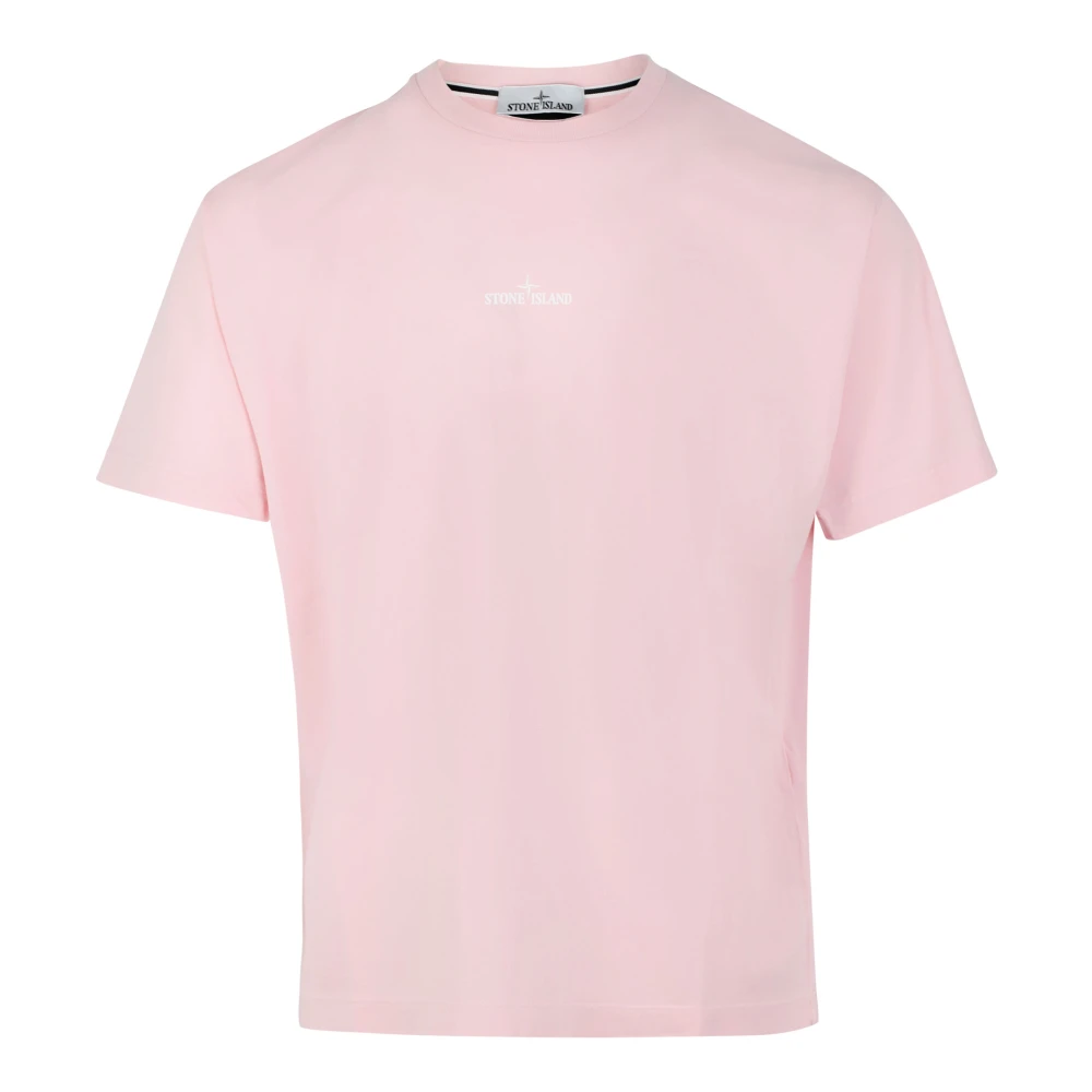 Stone Island 8015 2Rc89 Shirts & Polo's Pink Heren