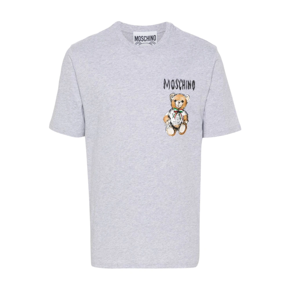 Moschino Grijze Teddy Bear T-shirts en Polos Gray Heren