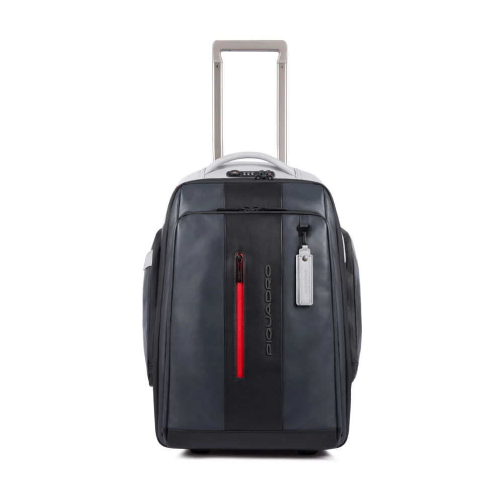 Piquadro Homme Gris Sacs, Taille: One Size Trolley Cabine/Sac À Dos Porte-Pc Et Ipad® Perso