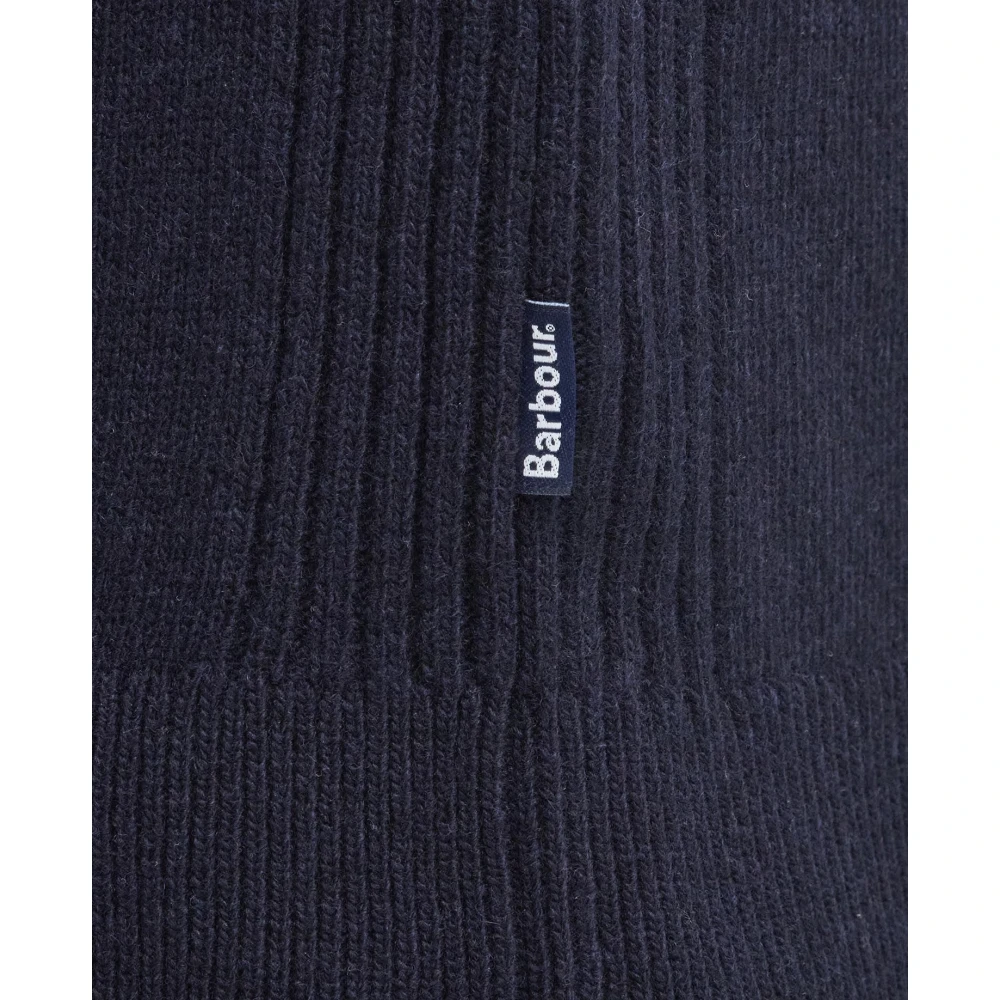 Barbour Holden Crew Neck Jumper Classic Navy Blue Heren