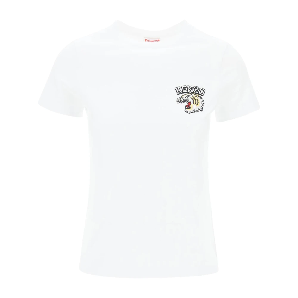 Kenzo Premium Katoenen T-Shirt White Dames