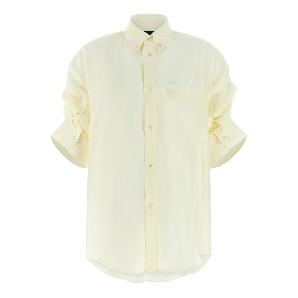 Jejia Women's Yellow Buba Buttoned Shirt