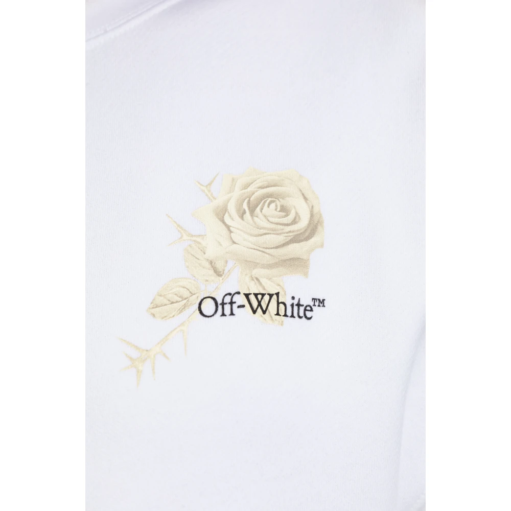 Off White Sweatshirt met print White Dames